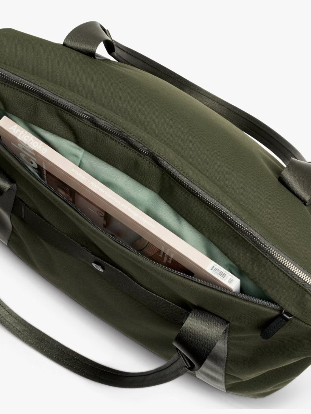 Bellroy Classic Tote in Olive - Picture 4 of 13